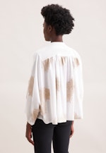 Stickerei Bluse mit Fledermausärmeln in Ecru |  Seidensticker Onlineshop