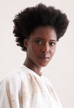 Stickerei Bluse mit Fledermausärmeln in Ecru |  Seidensticker Onlineshop