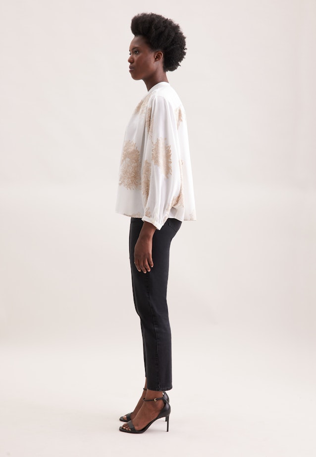 Stickerei Bluse mit Fledermausärmeln in Ecru |  Seidensticker Onlineshop