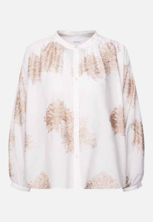 Stickerei Bluse mit Fledermausärmeln in Ecru |  Seidensticker Onlineshop