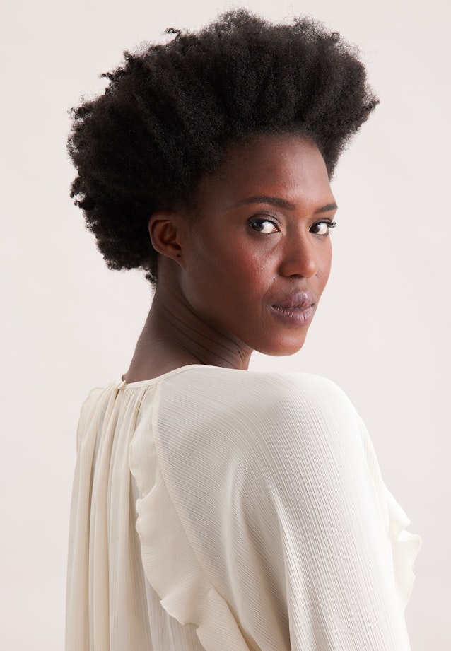 Raglanbluse mit Volants in Weiß |  Seidensticker Onlineshop