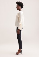 Raglanbluse mit Volants in Weiß |  Seidensticker Onlineshop