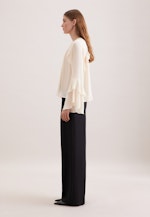 Raglan Blouse with Ruffles in Weiß |  Seidensticker Onlineshop