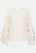 Raglanbluse mit Volants in Weiß |  Seidensticker Onlineshop