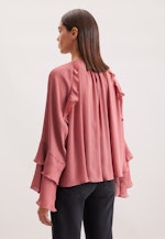 Raglanbluse mit Volants in Rosa |  Seidensticker Onlineshop