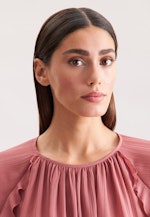 Raglanbluse mit Volants in Rosa |  Seidensticker Onlineshop