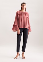 Raglanbluse mit Volants in Rosa |  Seidensticker Onlineshop