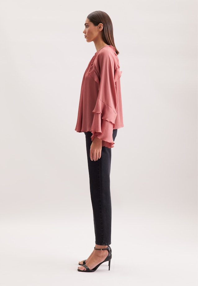 Raglanbluse mit Volants in Rosa |  Seidensticker Onlineshop