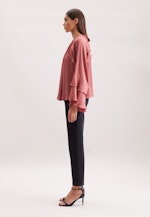 Raglanbluse mit Volants in Rosa |  Seidensticker Onlineshop