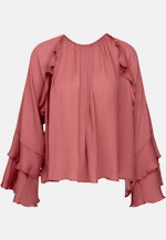 Raglanbluse mit Volants in Rosa |  Seidensticker Onlineshop