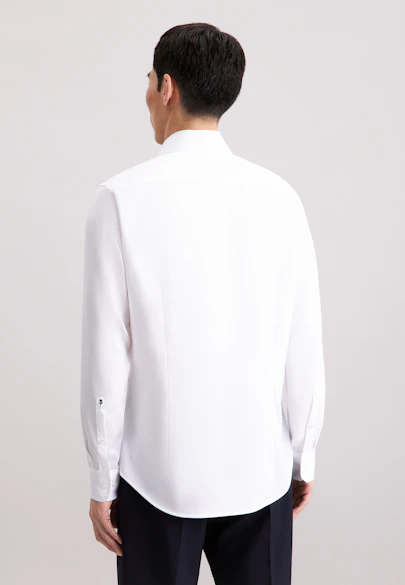 Slim Business Hemd Pepita in Weiß |  Seidensticker Onlineshop
