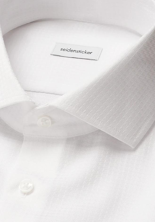 Slim Chemise d'affaires Pepita dans Blanc | Boutique en ligne Seidensticker