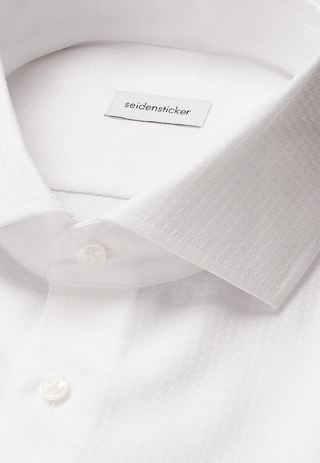 Slim Business shirt Pepita in Weiß | Seidensticker online shop