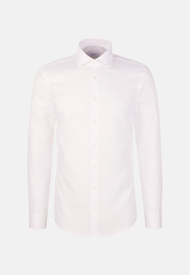 Slim Business shirt Pepita in Weiß |  Seidensticker Onlineshop