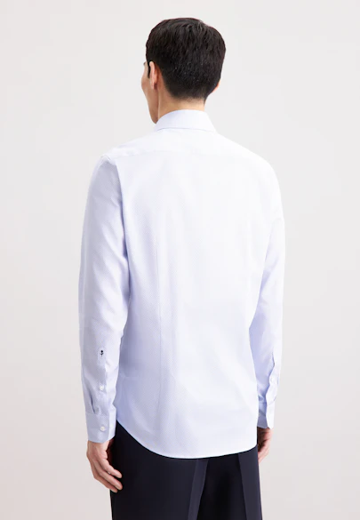 Slim Chemise d'affaires Imprimé in Bleu Moyen |  Seidensticker Onlineshop