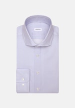 Slim Business Hemd Druck in Mittelblau |  Seidensticker Onlineshop