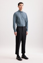 Slim Business shirt Print in Grün |  Seidensticker Onlineshop