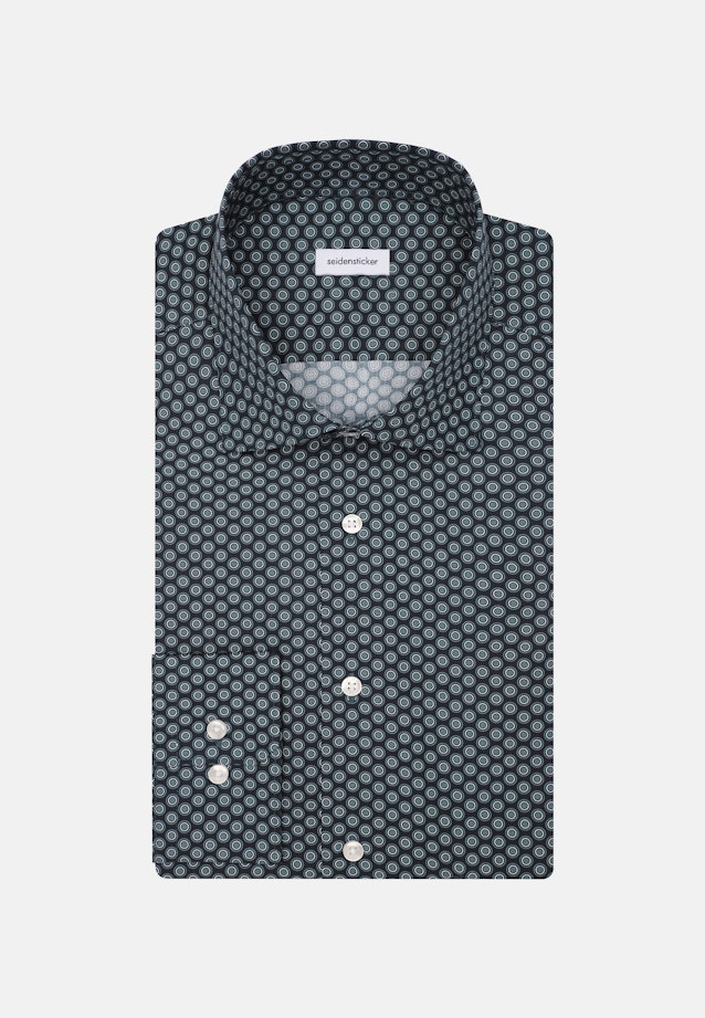 Slim Business Hemd Druck in Grün |  Seidensticker Onlineshop
