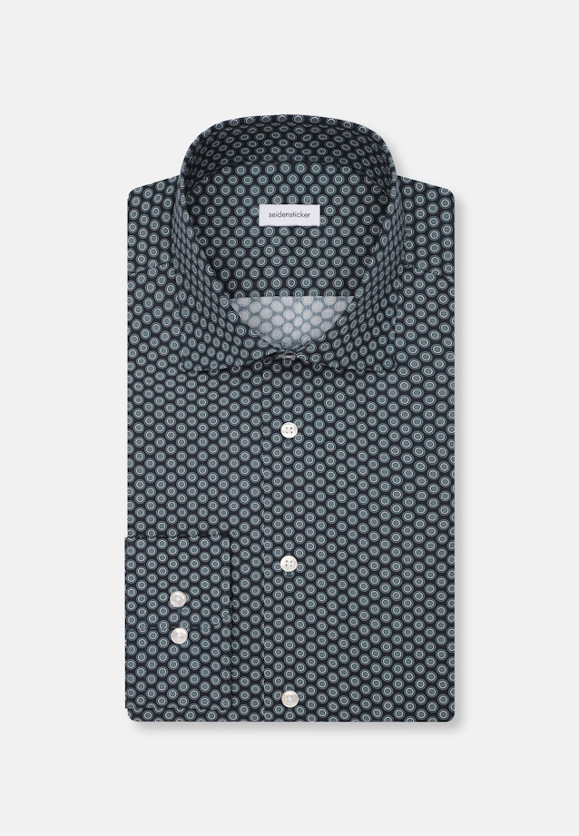 Slim Business shirt Print in Grün |  Seidensticker Onlineshop