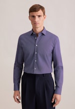 Slim Business shirt Print in Lila |  Seidensticker Onlineshop