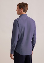 Slim Business Hemd Druck in Lila |  Seidensticker Onlineshop