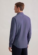 Slim Business Hemd Druck in Lila |  Seidensticker Onlineshop