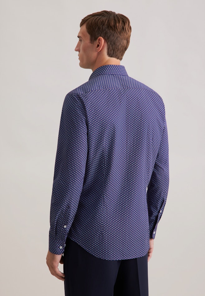 Slim Chemise d'affaires Imprimé dans Lilas | Boutique en ligne Seidensticker