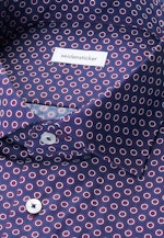 Slim Business Hemd Druck in Lila |  Seidensticker Onlineshop