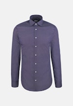 Slim Business Hemd Druck in Lila |  Seidensticker Onlineshop