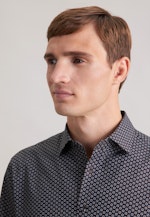 Slim Business Hemd Druck in Braun |  Seidensticker Onlineshop