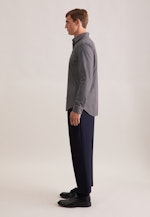 Slim Business Hemd Druck in Braun |  Seidensticker Onlineshop