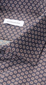 Slim Business Hemd Druck in Braun |  Seidensticker Onlineshop