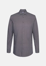 Slim Business Hemd Druck in Braun |  Seidensticker Onlineshop