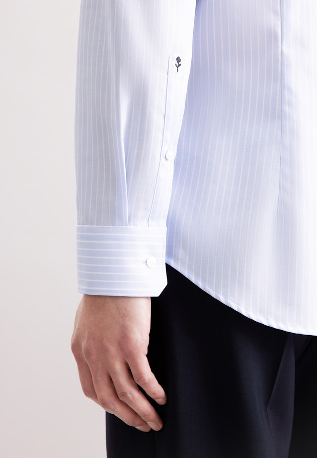 Slim Chemise d'affaires Rayures in Bleu Clair |  Seidensticker Onlineshop
