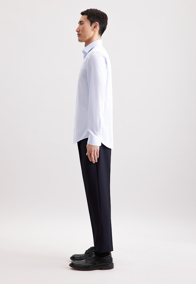 Slim Chemise d'affaires Rayures in Bleu Clair |  Seidensticker Onlineshop