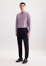 Slim Business Hemd Gestreift in Lila |  Seidensticker Onlineshop