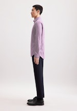 Slim Business Hemd Gestreift in Lila |  Seidensticker Onlineshop