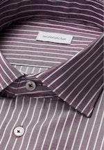 Slim Business Hemd Gestreift in Lila |  Seidensticker Onlineshop