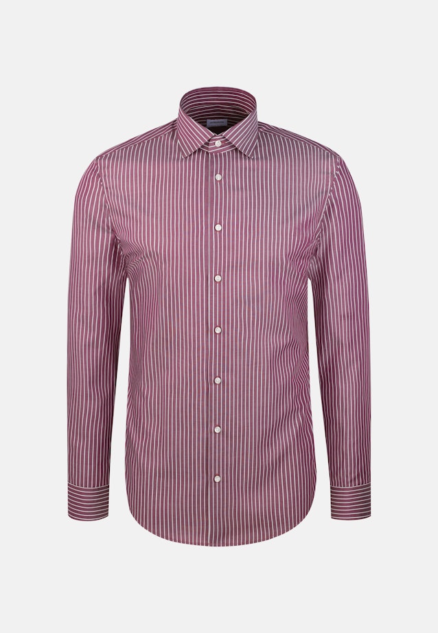 Slim Business Hemd Gestreift in Lila |  Seidensticker Onlineshop