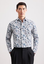 Slim Business shirt Floral in Grün |  Seidensticker Onlineshop
