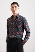 Slim Business shirt Floral in Grey |  Seidensticker Onlineshop