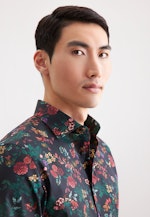 Slim Business shirt Floral in Grey |  Seidensticker Onlineshop