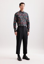 Slim Business shirt Floral in Grey |  Seidensticker Onlineshop