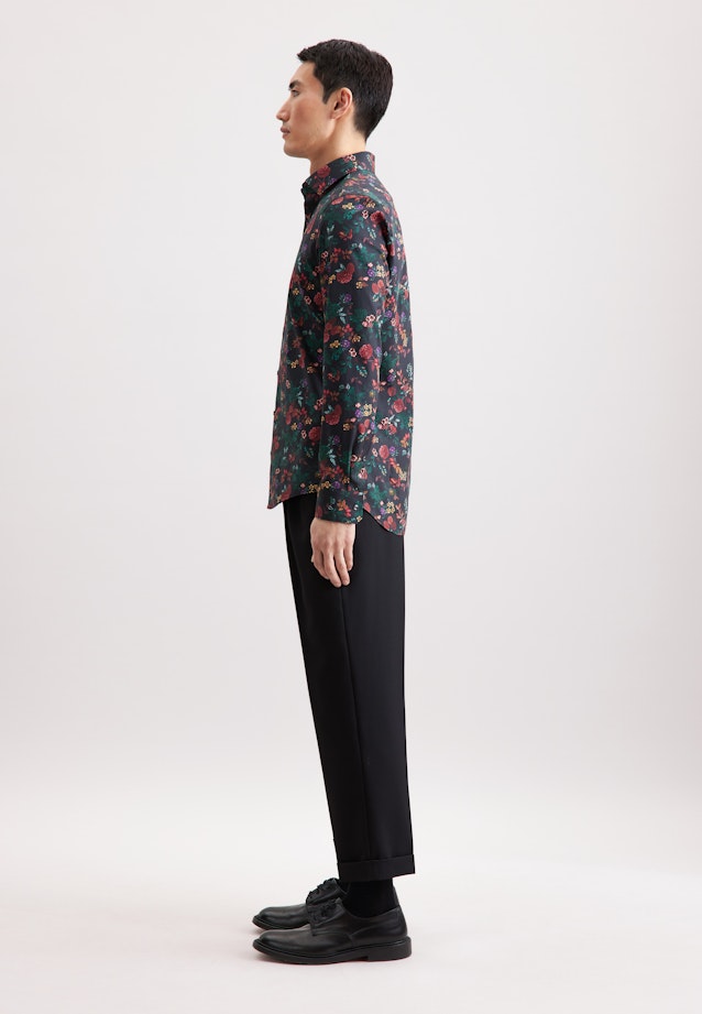 Slim Business shirt Floral in Grey |  Seidensticker Onlineshop