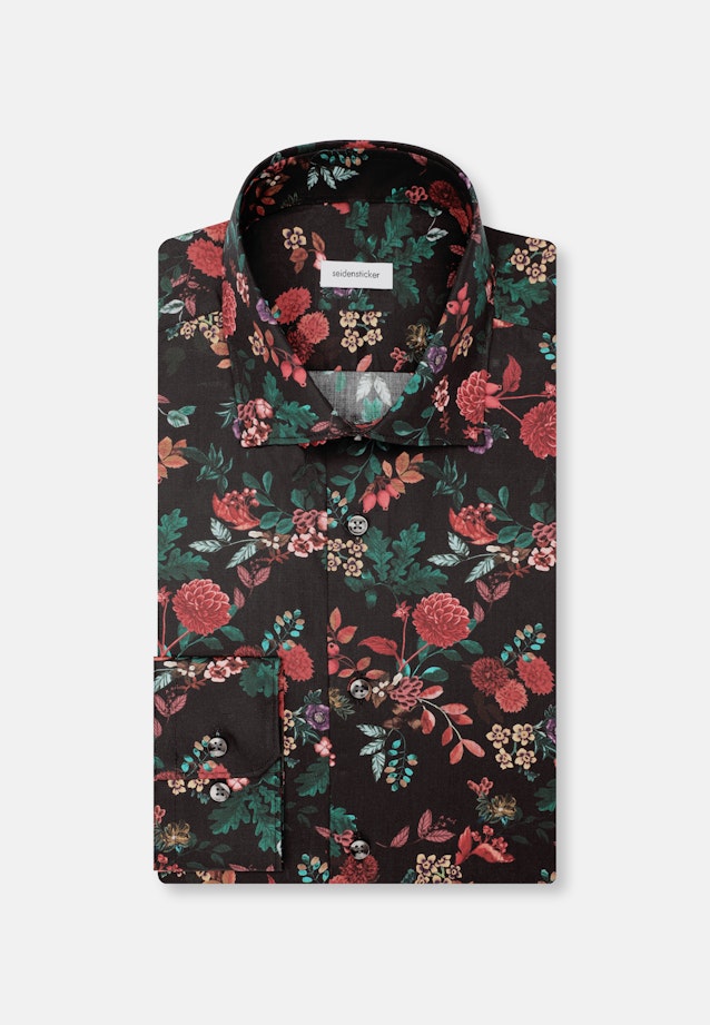 Slim Business shirt Floral in Grey |  Seidensticker Onlineshop