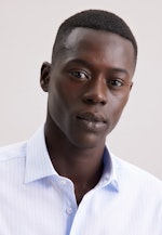 Regular Business Hemd Gestreift in Hellblau |  Seidensticker Onlineshop