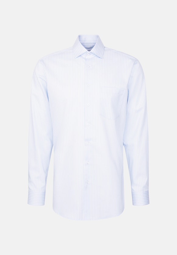 Regular Business shirt Stripes in Hellblau |  Seidensticker Onlineshop