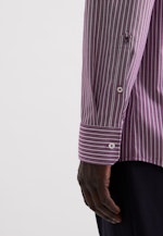 Regular Business Hemd Gestreift in Lila |  Seidensticker Onlineshop