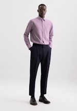 Regular Business Hemd Gestreift in Lila |  Seidensticker Onlineshop