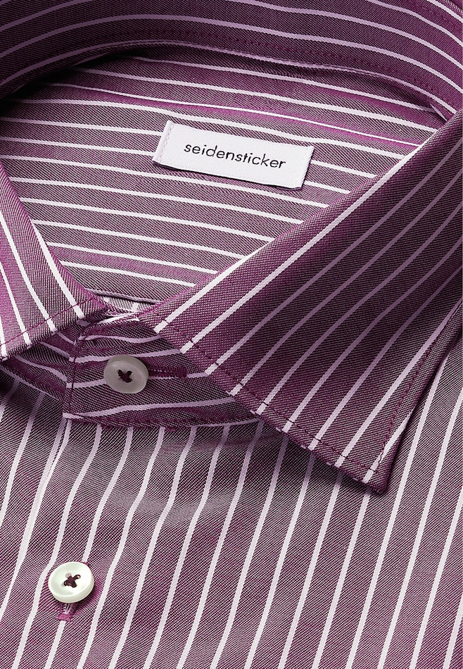 Regular Chemise d'affaires Rayures dans Lilas | Boutique en ligne Seidensticker